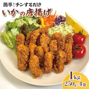 イカ唐揚げ 1kg 250g×4袋 イカ