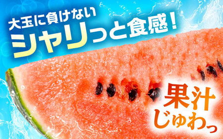 【先行予約】【数量限定】小玉 すいか 2玉 ひとりじめ 計4kg 【合同会社 福福堂】[AYAC046]
