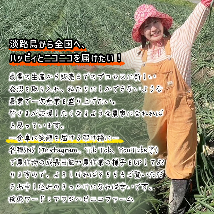 まるでフルーツ？！淡路島産ブランド新玉ねぎ 極早生 「に
