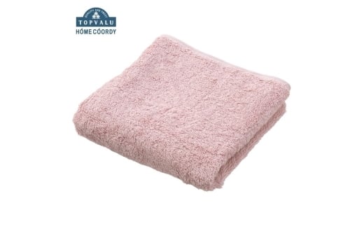 ホームコーディ 肌ざわりが選べるカラータオル フェイスタオル しっかり ピンク×3個 [№5346-1649]