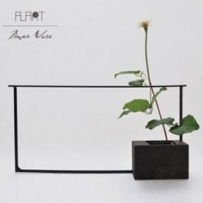 ふるさと納税 足利市 ALART〈アルアート〉　NOIR ノワール　04 曲 花器