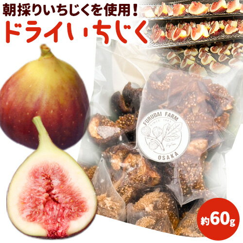 【ふるさと納税】朝採りいちじくを使ったドライいちじく 約60g 古大農園《30日以内に出荷予定(土日祝除く)》大阪府 羽曳野市 いちじく 無花果 フルーツ 果物 ドライフルーツ 添加物不使用