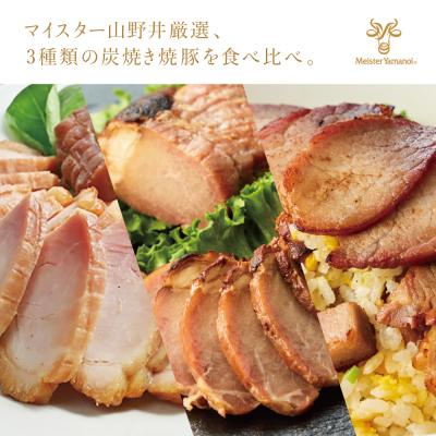 ふるさと納税 南さつま市 【訳あり ご自宅用】マイスター山野井 炭焼き焼豚 6本(3種) 特別限定セット |  | 01