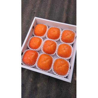 ふるさと納税 橋本市 【2025年度発送分】国城観光農園の紀の川柿9個入り(2L〜3Lサイズ) |  | 01