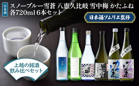 スノーブルー雪蒼 日本酒 雪中梅 720ml×6本 日本酒