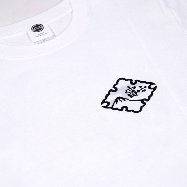 0014-74-06 富士宮市 マンホールTシャツ 波 (白) : XLサイズ