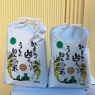 ふるさと納税 江北町 新米【令和8年産】農薬、化学肥料を極限まで減らした、ひなたむらのさがびより玄米10kg×2袋