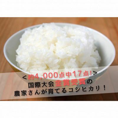 ふるさと納税 相馬市 第15回　米・食味分析鑑定コンクール金賞受賞者が生産した米(コシヒカリ精米10kg) |  | 01
