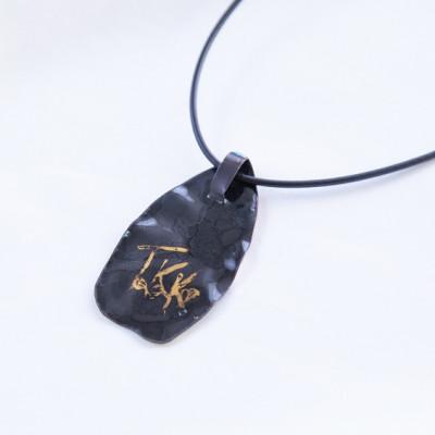 ふるさと納税 太田市 【七宝工芸家　中島たか子】七宝焼　月をめでるペンダント |  | 01