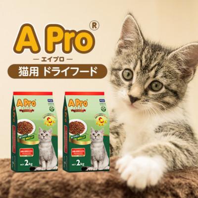 ふるさと納税 久留米市 A Pro猫ドライフード　お魚とお肉ミックス 2kg×6袋セット(久留米市)