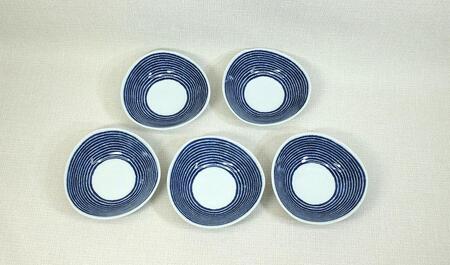 【AB538】【波佐見焼】φ15.5cmの小鉢 藍染駒筋　【西海陶器】5_ 32551