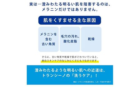 洗顔 トランシーノ 薬用 クリアウォッシュ EX 100g 洗顔