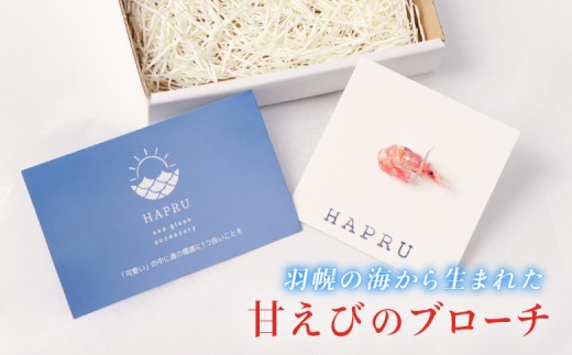 
                  羽幌の海から生まれた「甘えびのブローチ」 | ブローチ シーグラス 甘えび あまえび アマエビ 海老 エビ 特産品 海洋プラスチック プラスチック アップサイクル リサイクル エコ SDGs アクセサリー 雑貨 小物 ファッション 動物 アニマル お取り寄せ 北海道 羽幌町 羽幌【26010】
                