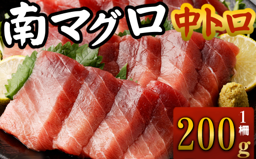 【中トロ】天然南マグロ　中トロ　１柵　【解凍書付】　冷凍 刺身 漬け丼 海鮮丼 マグロ丼 ちらし寿司 ネギトロ丼 魚介 惣菜 おせち たたき