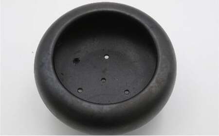 【高岡銅器】わびさびポット 深み 真鍮製 植木鉢 やわらかい 風合い インテリア 鉢  FAD-0968