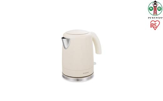 電気ケトル　IKE-D1000-CW　ホワイト　家電 電化製品 人気 おすすめ 新生活 ひとり暮らし 就職祝い 進学祝い 合格祝い アイリスオーヤマ なるほど 宮城県 角田市