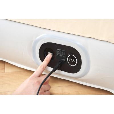 ふるさと納税 角田市 電動エアーベッド　シングルEAB-Sアイボリー アイリスオーヤマ |  | 02