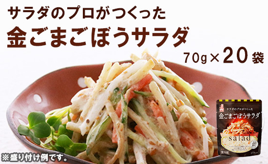 
            サラダのプロがつくった金ごまごぼうサラダ 20袋 個包装 金ごま ごぼうサラダ ごぼう サラダ レトルト パウチ 小分け お弁当 弁当 ご飯 おかず 食べ切り ケンコーマヨネーズ 惣菜 京都 舞鶴
          