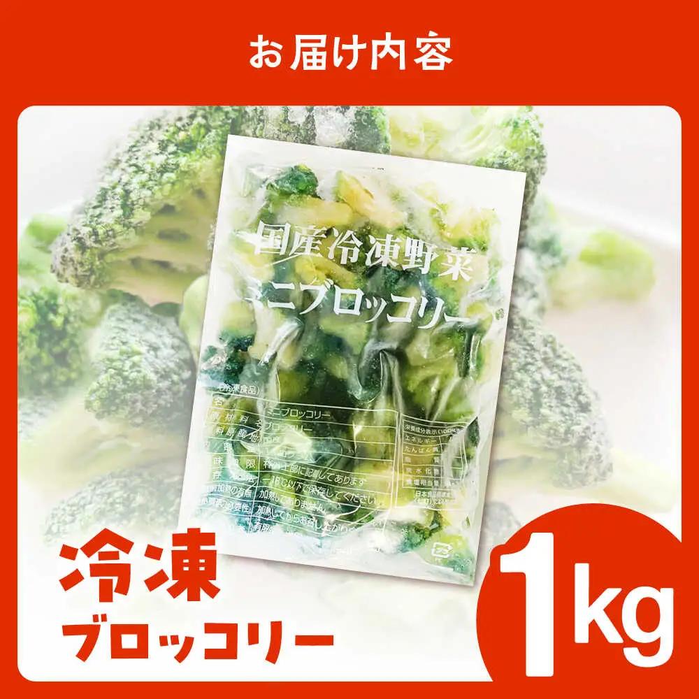 冷凍ブロッコリー 1kg ブロッコリー / 池田海陸物産[SEW006]