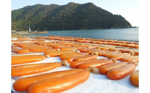 本からすみ 金撰 ［ 高級珍味 ］ 220g 以上 宮進商店謹製 冷蔵 国産 原料 使用 カラスミ 唐墨 高級 珍味 酒の肴 つまみ 魚卵 高知 真空 日本酒  ボラ 鯔 贈答 ギフト 贈り物 祝い 