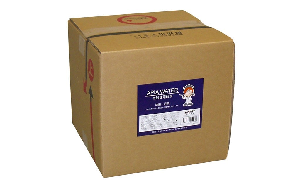 微酸性次亜塩素酸水 Apia water バッグインボックス 20L