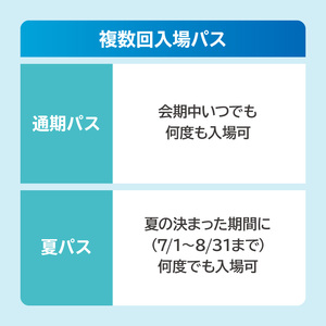 【電子チケット】GREEN×EXPO 入場チケット 特別割引券（中人） SPC0001-5