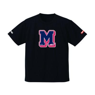 ふるさと納税 羽島市 JTTA公認　卓球ユニフォーム【男女兼用(ドライ):160サイズ】アルファベット　M　ブラック