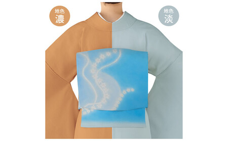 【和装振興応援プロジェクト】歳時記6月1「ジューンブライド」京手描友禅 染帯｜染帯 着物 織物 人気 おすすめ [ 手描友禅 帯 染匠 職人 歳時記 人気 おすすめ ギフト プレゼント お取り寄せ 通