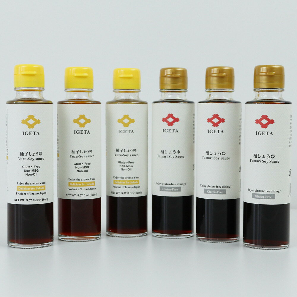 【ふるさと納税】井ゲタ醤油　グルテンフリー醤油　6本セット