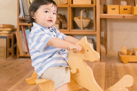 【木のおもちゃ】ハイヨーもくば 名入れ可能