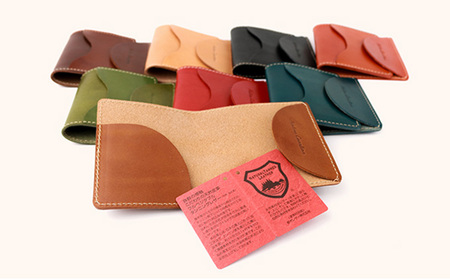 Native Creation 札・カード入れ NC3748 全8色 栃木レザー【納期1～2カ月】 【BLACK】