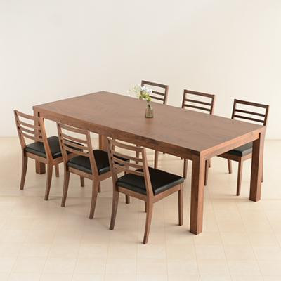 
            DT12 セラウッド DCゴーダ オールマイティブラック ウォールナット 7点 ダイニングセット
          