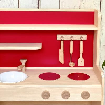 ふるさと納税 小林市 ままごとキッチン　ノーマルハイタイプ　レッド |  | 02