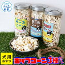 【ふるさと納税】犬用おやつポップコーン 3種セット 犬用 ポップコーン おやつ チーズ味 宗田節味 鹿肉味 ヘルシー 飼い主さんも食べられる緩衝材ポップコーン付き ポップコーン 犬 いぬ 犬用おやつ 無添加 国産 7000円 ふるさとのうぜい 故郷納税 返礼品