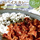 【ふるさと納税】スパイスカレーキット 16人分セット スパイス カレー バターチキンカレー スープカレー キーマカレー ポークカレー 簡単 詰め合わせ セット レシピ付き 時短調理 北海道 北広島市加工 常温 送料無料