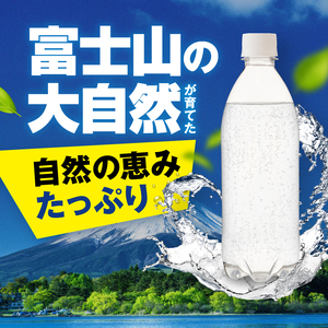 炭酸水 定期便 2ヶ月毎3回 富士山の強炭酸水 500ml 24本  アイリスオーヤマ ラベルレス