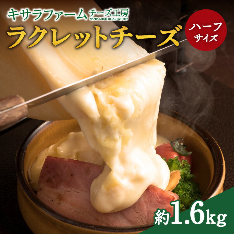 【ふるさと納税】キサラファーム チーズ工房のラクレット チーズハーフサイズ ！ ドリア グラタン パンに乗せて！食べ方様々 ラクレット約1.6kgをお届け 溶かすチーズ ワイン チーズトースト グラタン ドリア パーティー 誕生日 お取り寄せ 森の恵み 北海道 清水町 送料無料