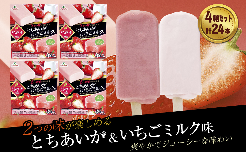 フタバ食品　とちあいかRの季節　4箱セット　計24本