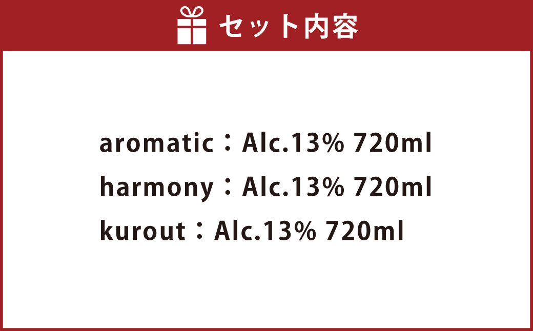MAEWARI （全3種類セット） 各720ml 3本