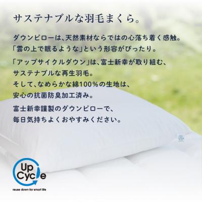 ふるさと納税 道志村 【富士新幸謹製】 43×63cm ダウンピロー「サステナブルな羽毛」アップサイクルダウン羽毛枕 |  | 01