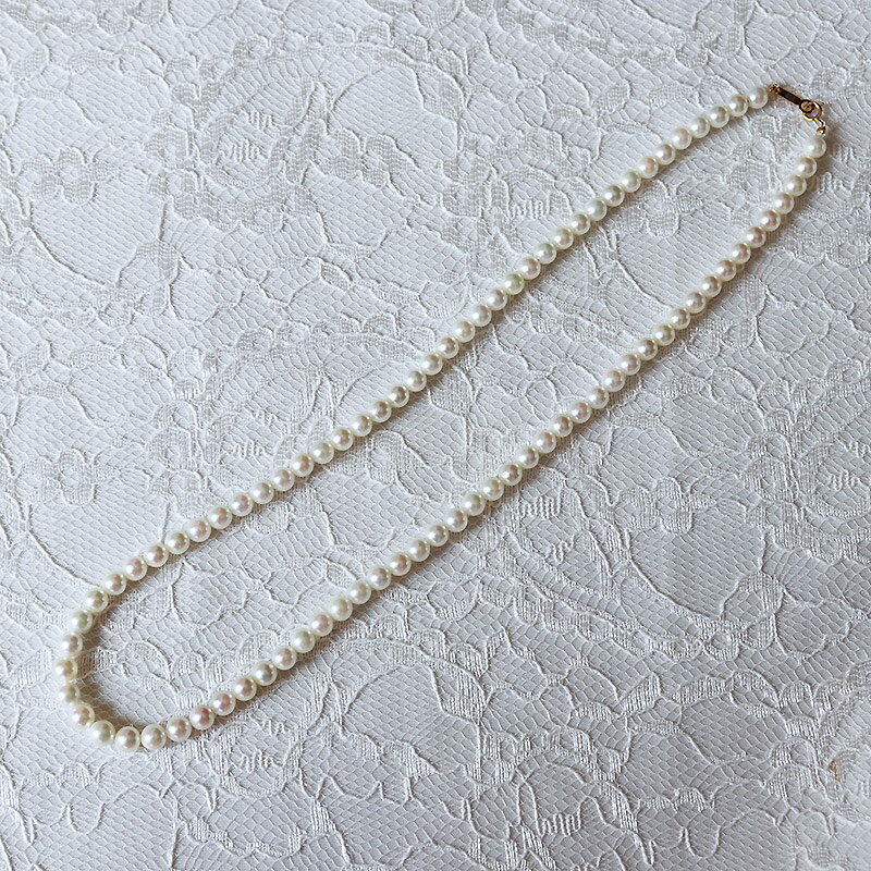 【ふるさと納税】 真珠 ネックレス 5～6mm アクセサリー パール K18 金具 プレゼント ギフト カジュアル 普段使い ジュエリー 母の日 ホワイトデー クリスマス 18金 伊勢志摩 伊勢 志摩 希少 / 志摩産 あこや真珠 ベビーパール 5-6mm K18 ネックレス
