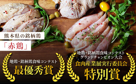 【3回定期便】鶏肉 赤鶏 食べ比べ もも肉 むね肉 ささみ 計6kg（各2kg×3種）【日本一鶏肉研究所 株式会社 】 九州産 ささみ ササミ むね肉 モモ肉 鶏肉セット 定期便  [ZCU141]