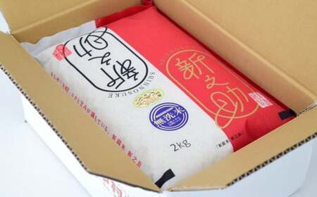 先行予約【令和7年産新米・10ヶ月定期便】新之助 無洗米 4kg（2kg×2袋）×10回（計 40kg）中村農研 [Y0541]
