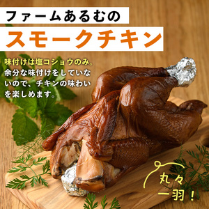 【B7065】昔ながらの庭先たまご＆スモークチキンセット(たまご10個・サイズ混合 / スモークチキン1羽・650g以上) 卵 玉子 鶏 鶏肉 チキン 平飼い スモーク 骨付き 濃厚 うまみ 塩胡椒 