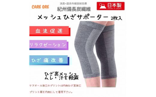 
血流促進・筋肉緩和・リラクゼーションの効果　驚きのひざサポーター　2枚入
