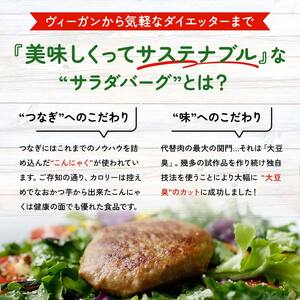 群馬県下仁田町 【原料は100％植物由来】こんにゃくと大豆で作ったサラダバーグ90g×10個 F21K-161