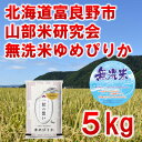 【ふるさと納税】【毎月定期便】北海道富良野市産ゆめぴりか 無洗米[5kg×1袋]全6回【4058495】