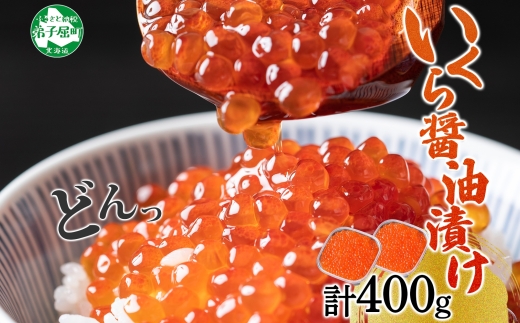 3414. いくら醤油漬け 200g 2個セット いくら イクラ 魚卵 魚介 海鮮 送料無料 北海道 弟子屈町