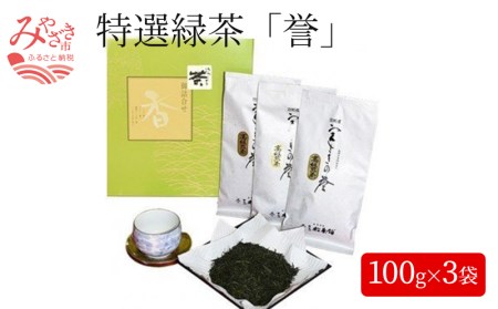 ふる郷の自然を味わう特選緑茶『誉』セット 緑茶 お茶 茶葉 お茶の葉 さえみどり やぶきた 常温 土産 お土産 手土産 贈答 贈り物 ギフト グルメ お取り寄せ