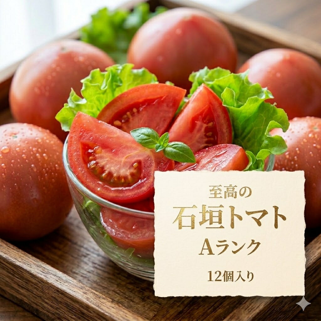 【ふるさと納税】石垣トマト Aランク 2箱セット (計12個) 令和8年4月以降発送 先行予約 高知県 仁淀川町 仁淀ブルー 清流 段々畑 フルーツトマト 高糖度 完熟 濃厚 希少 限定生産 伝統農法 蓄熱 産地直送 野菜 ギフト 贈答 贈り物 とまと 旬 お取り寄せ グルメ 高知 贅沢